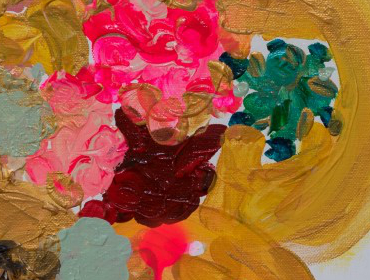 Flowers for Adin | 40 cm x 40 cm | 2018 | Alona Harpaz